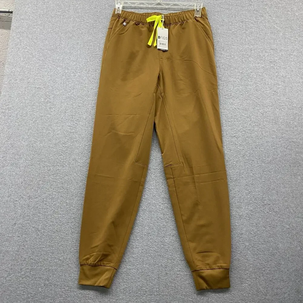 FIGS Tansen Jogger Scrub Pants Men S Tall Clay Brown Drawstring Pockets Limited